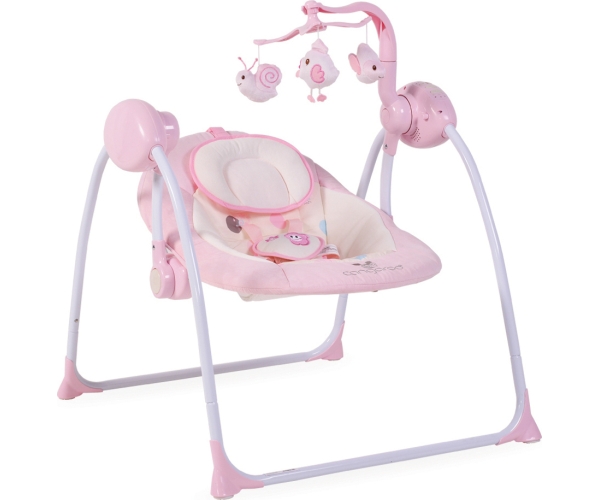 Ρηλάξ-Κούνια Baby Swing Plus Pink Cangaroo 3800146247119