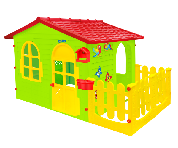 Σπιτάκι Κήπου με Φράχτη Garden House 12243 Mochtoys